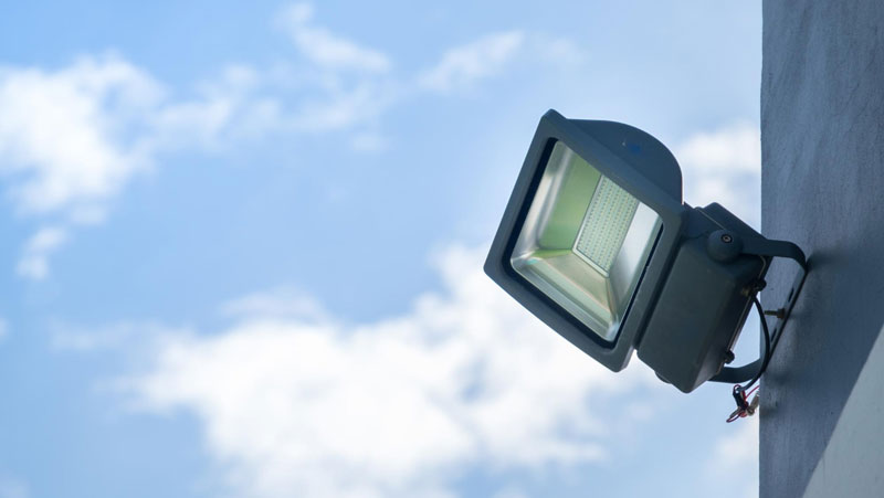LED Floodlights Security Sensor Installations
