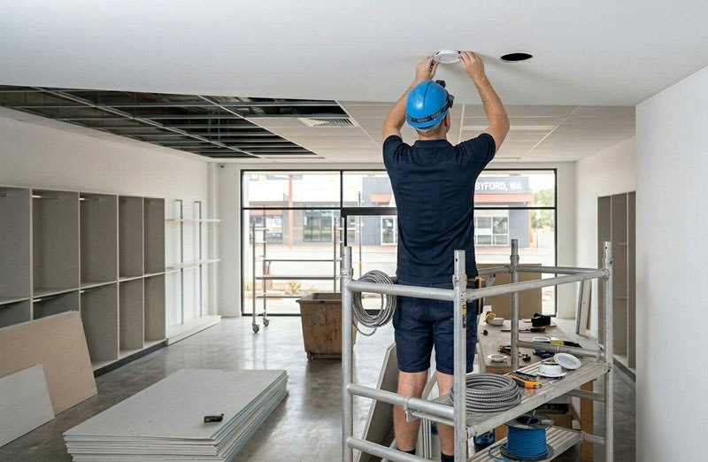 retail electrical fit-outs Perth